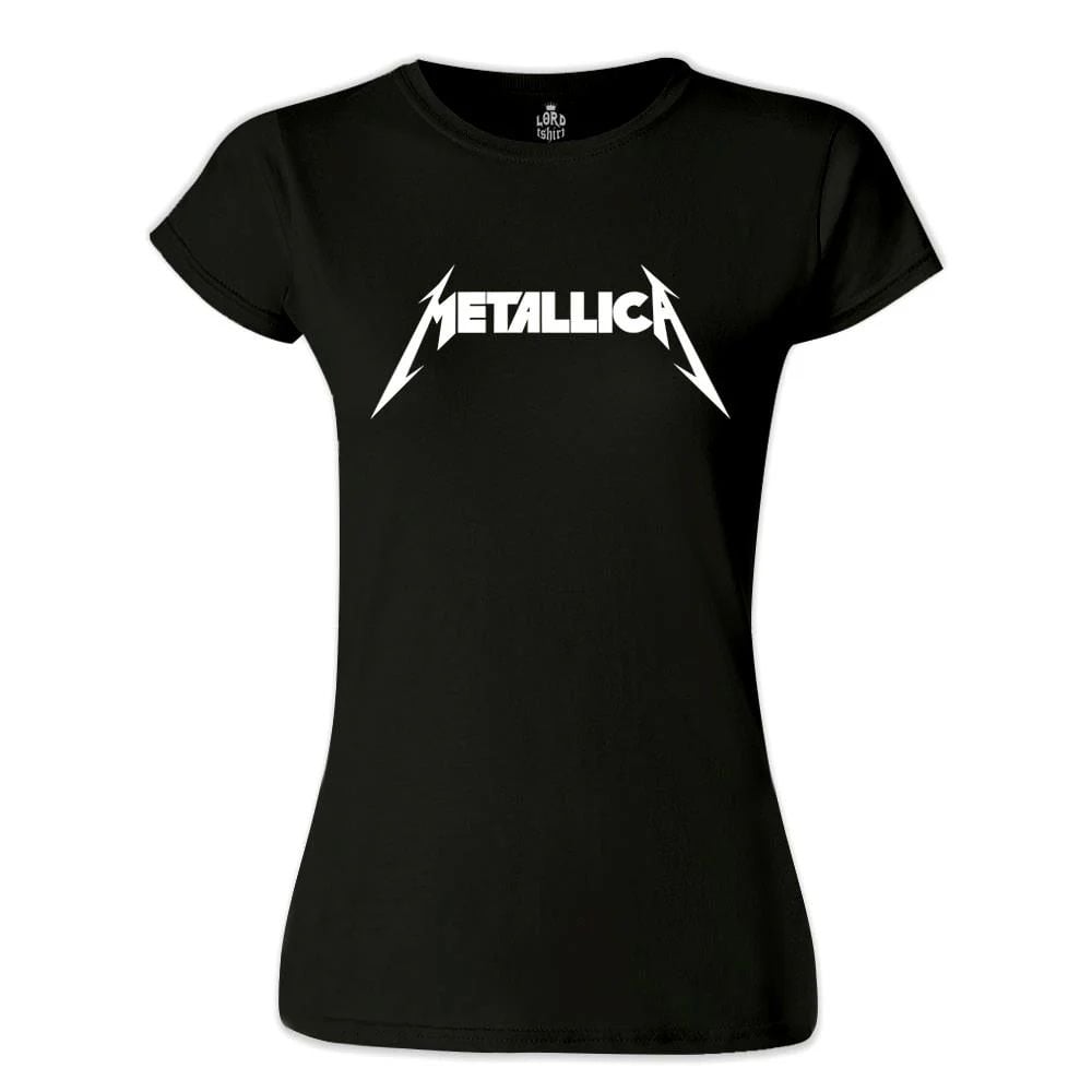 Metallica - Logo II Siyah Kadın Tişört XS
