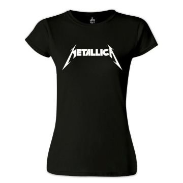 Metallica - Logo II Siyah Kadın Tişört L
