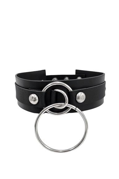 Büyük Halka Detaylı Choker