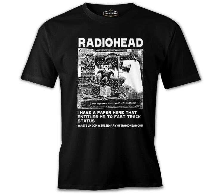 Radiohead - DNA Breeding Siyah Erkek Tişört XL