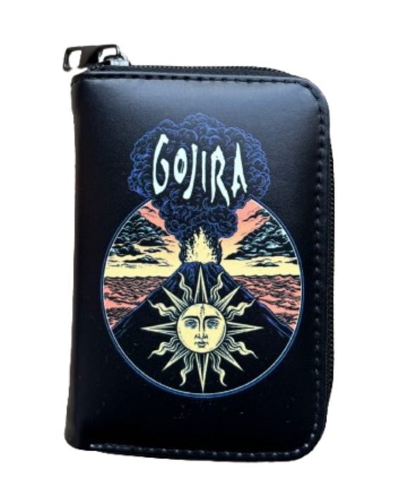 Gojira Baskılı Siyah Cüzdan