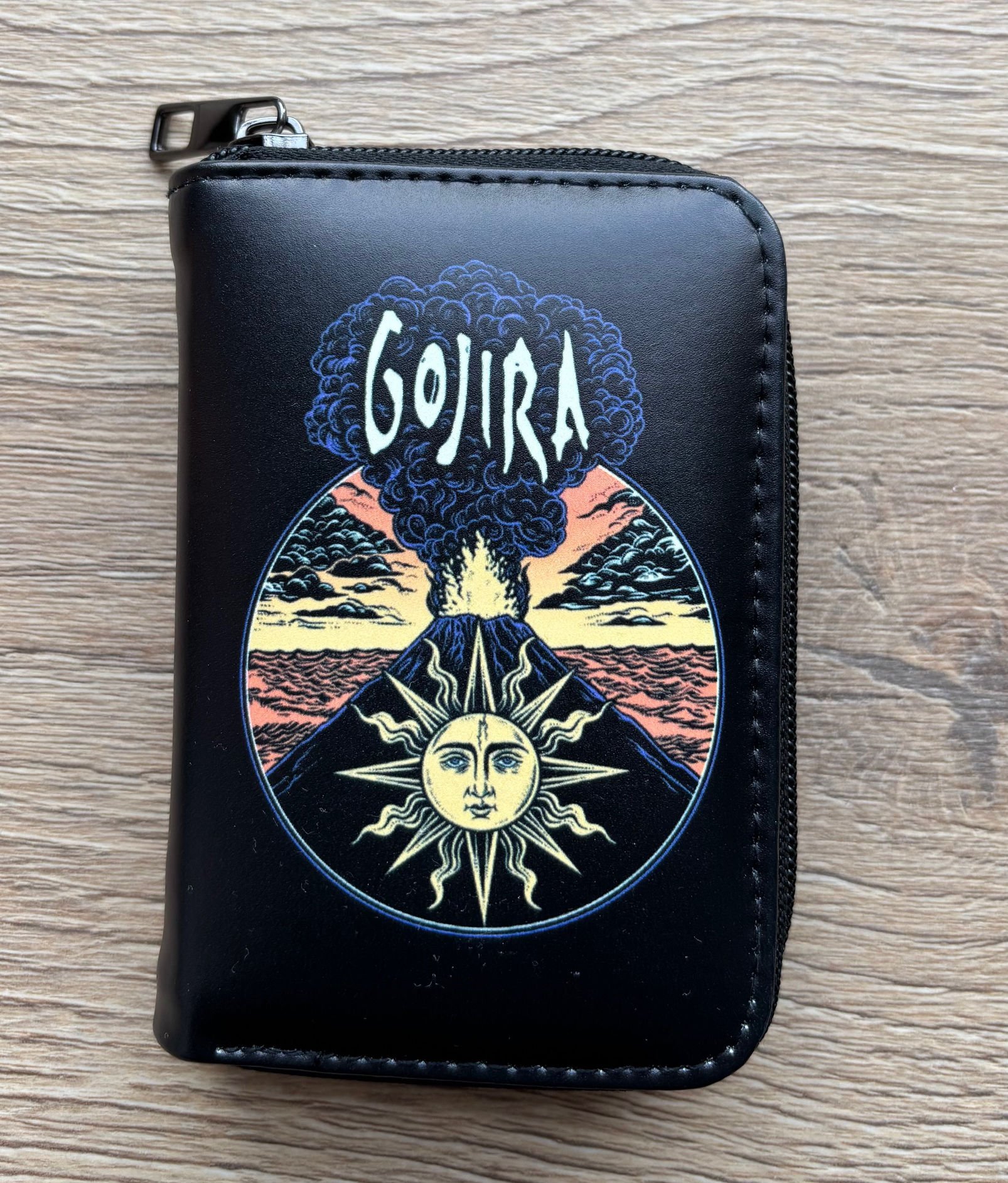 Gojira Baskılı Siyah Cüzdan