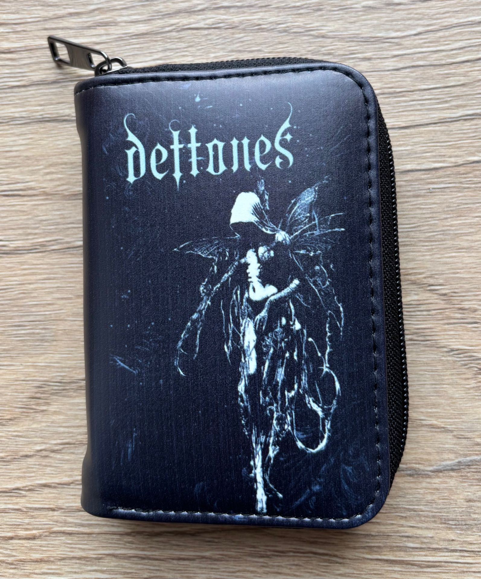 Deftones Baskılı Siyah Cüzdan