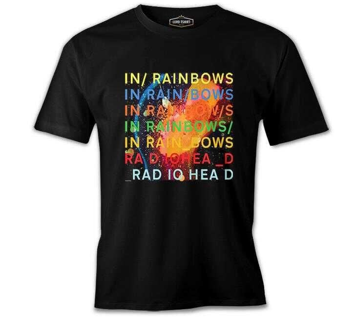 Radiohead - In Rainbows Siyah Erkek Tişört XL