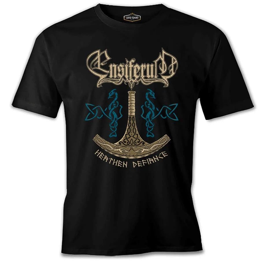 Ensiferum - Heathen Horde Siyah Erkek Tişört 3XL