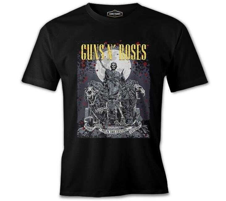Guns N Roses - Not in This Life Siyah Erkek Tişört XL
