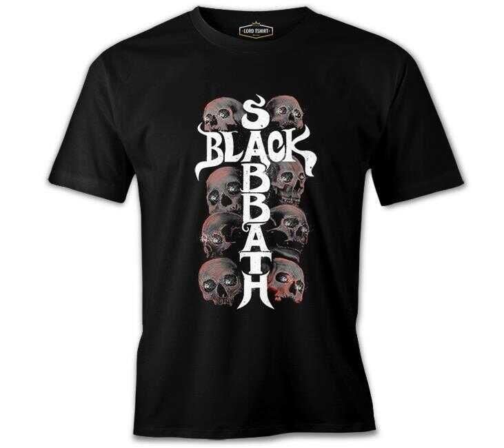 Black Sabbath - Skulls Siyah Erkek Tişört L
