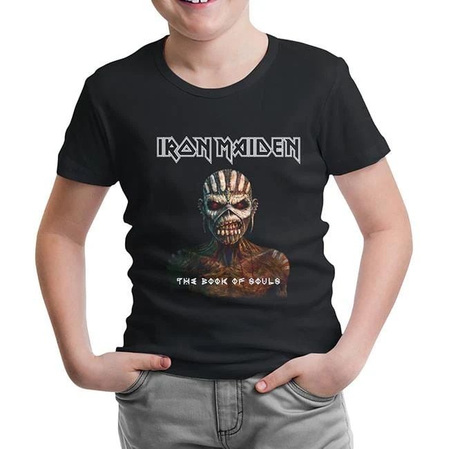 Iron Maiden - The Book of Souls Siyah Çocuk Tişört 12