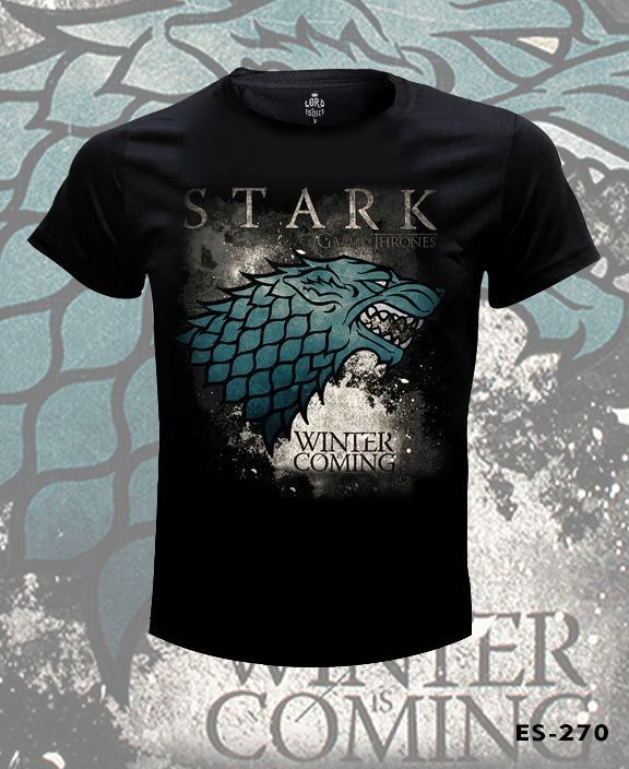 Büyük Beden Stark Winter is Coming Tişört