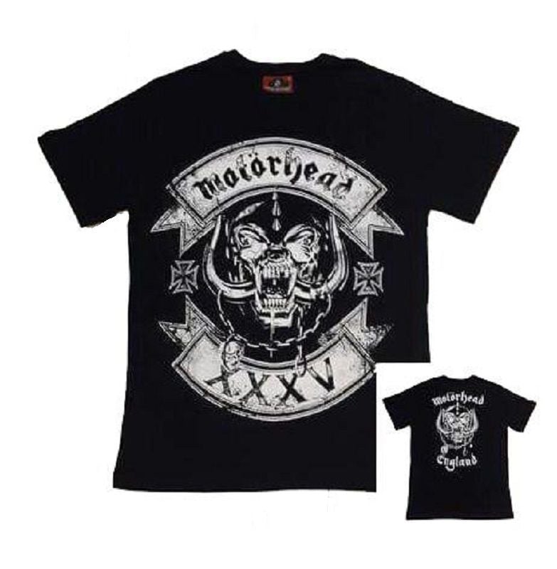 Motörhead Ön Arka Baskılı Siyah Erkek Tişört S
