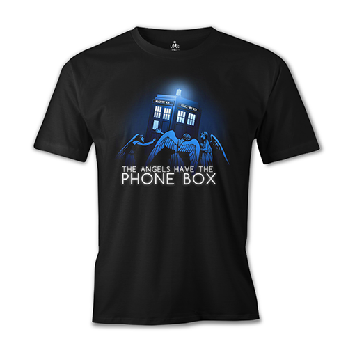 Doctor Who - The Angels Have The Phone Box Tişört XL
