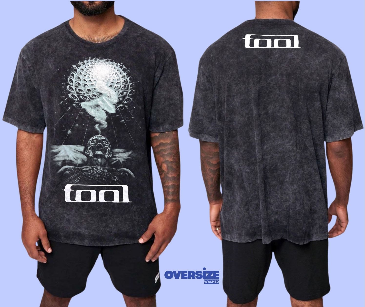 Tool Yıkamalı Over Size Tişört L