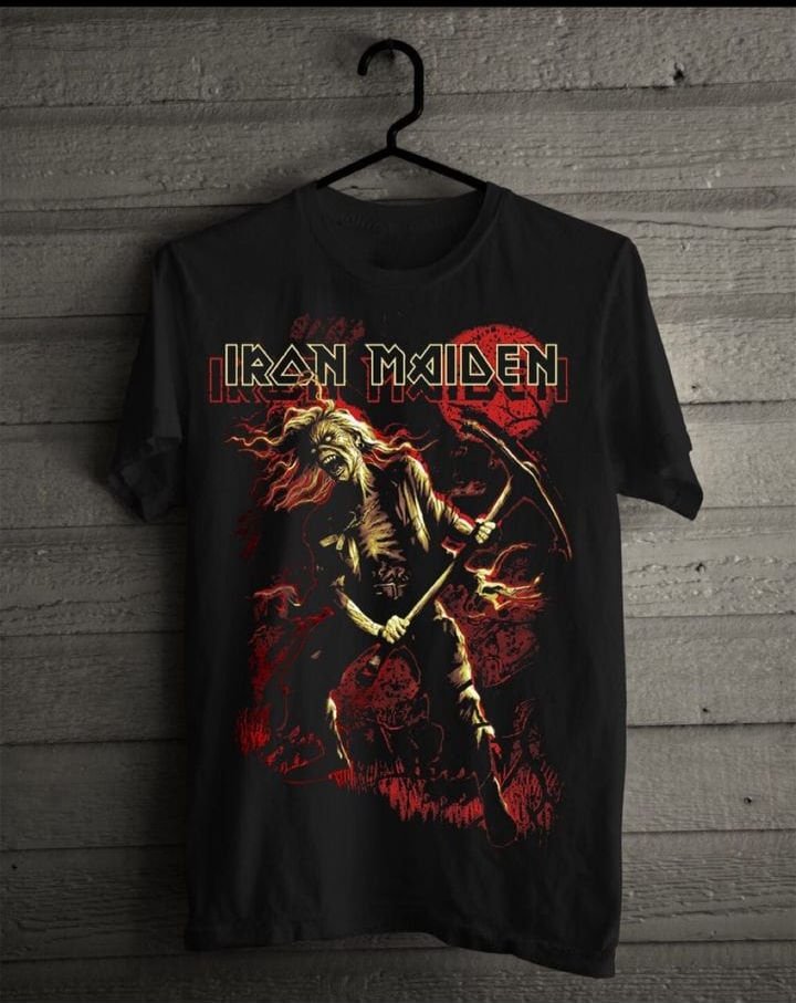 Iron Maiden Siyah Erkek Tişört