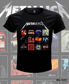Büyük Beden Metallica Album Covers Tişört 3XL