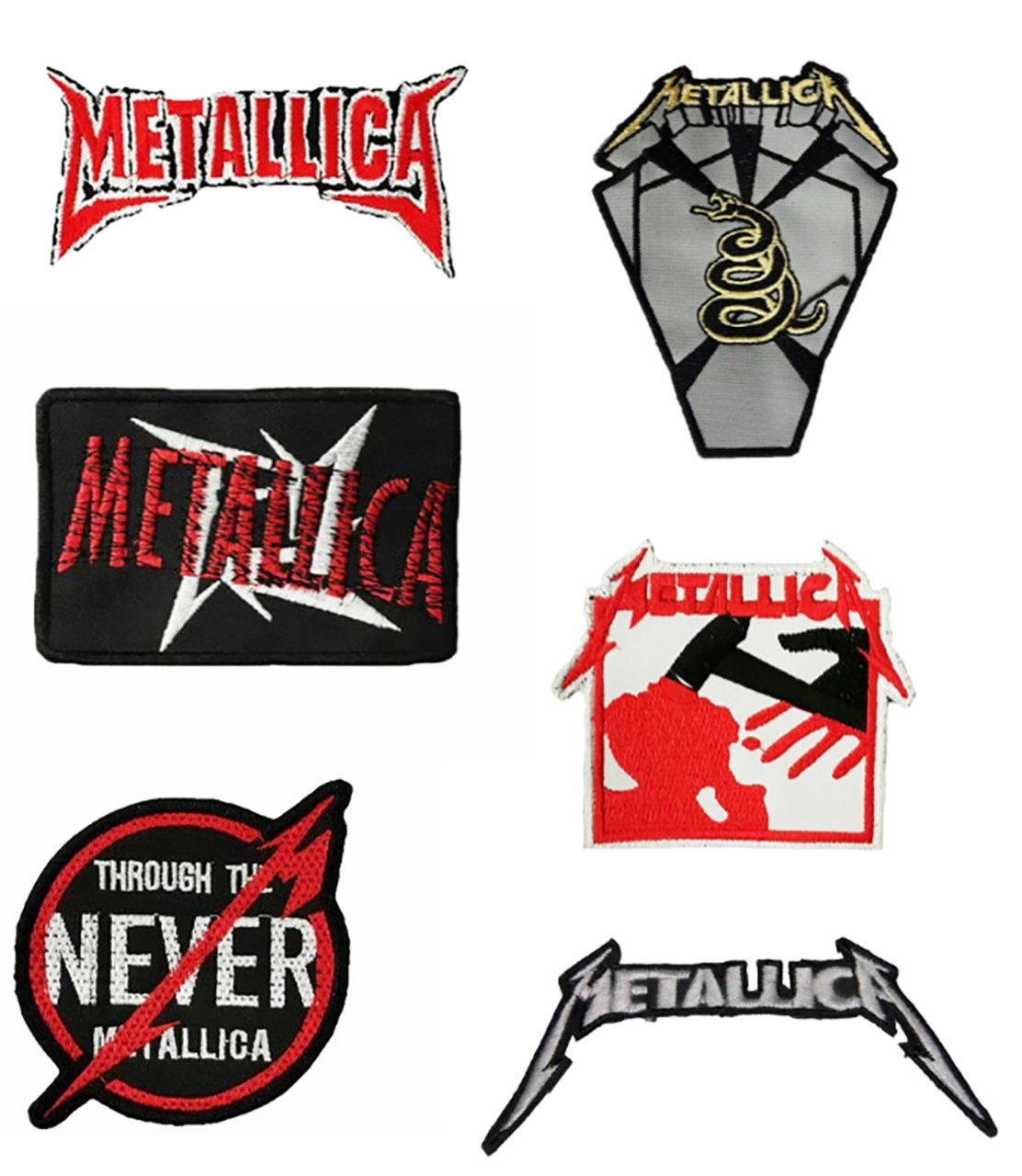 Metallica Ufak Patch Seti 6 Adet