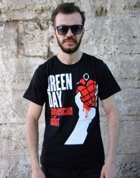 Green Day Tişört(10) American Idiot L