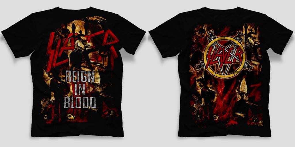 Slayer Siyah Erkek Tişört XL