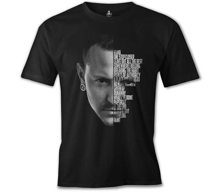 Linkin Park - Chester Siyah Erkek Tişört XL