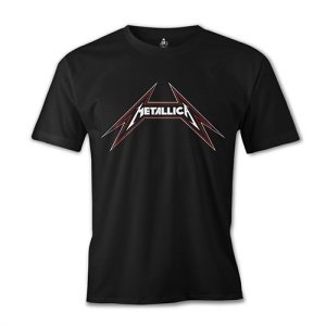 Büyük Beden Metallica Logo Tişört
