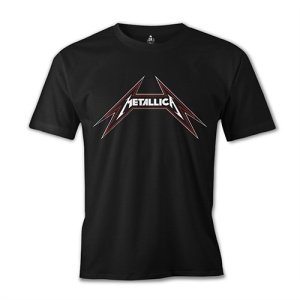 Büyük Beden Metallica Logo Tişört 3XL