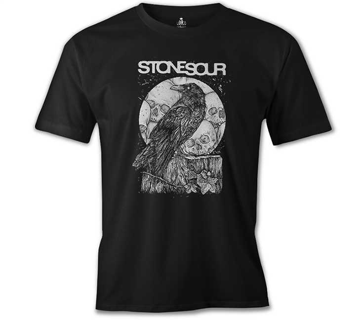 Stone Sour - Crow Siyah Erkek Tişört XL
