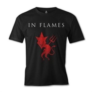 Büyük Beden In Flames Tişört