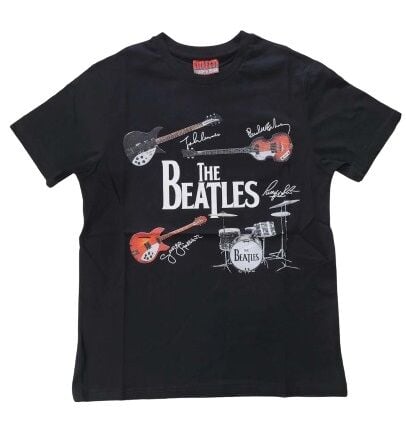 The Beatles Siyah Erkek Tişört S