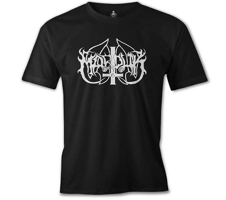 Marduk - Logo Siyah Erkek Tişört XL