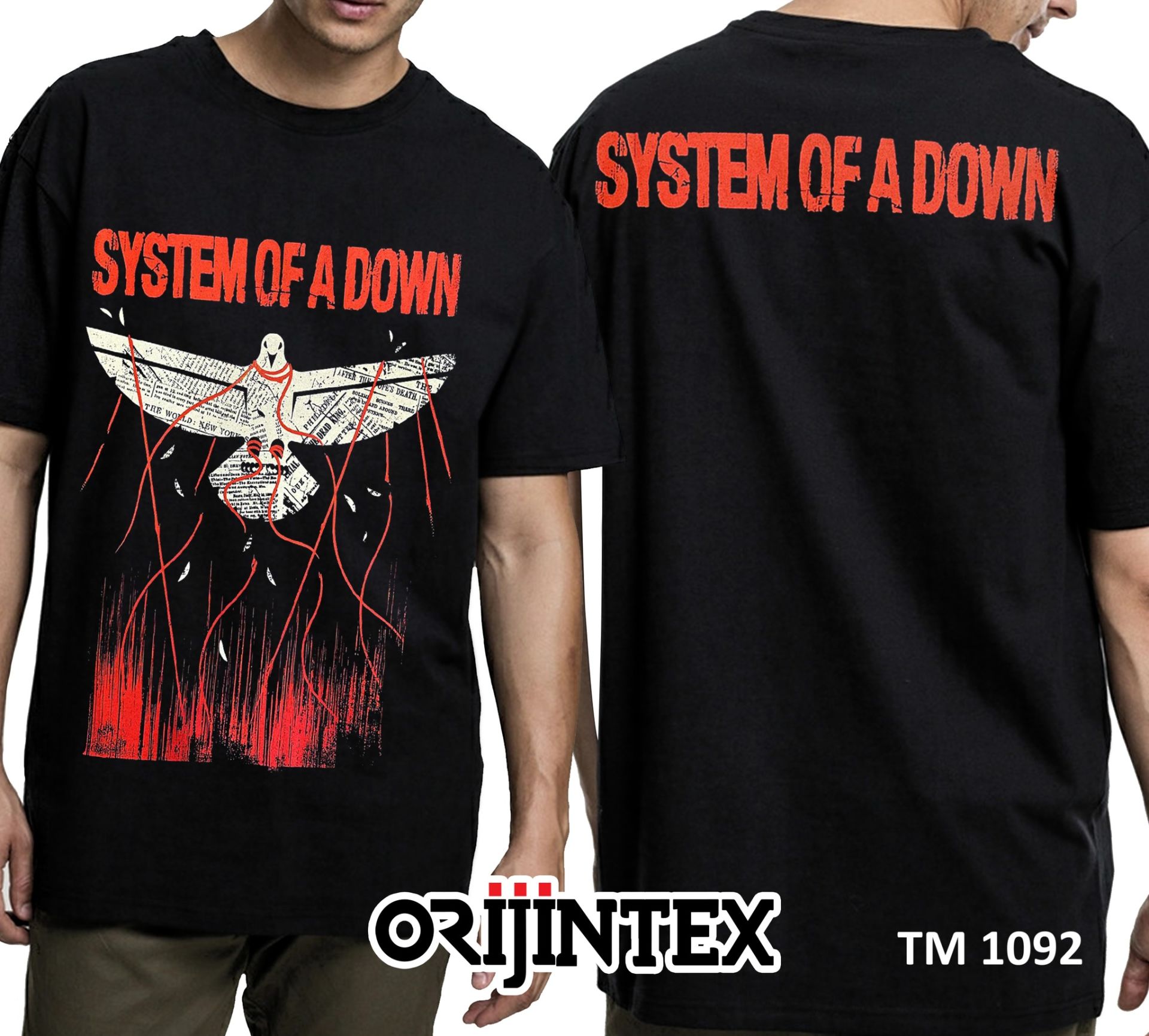 System of a Down Siyah Erkek Tişört M