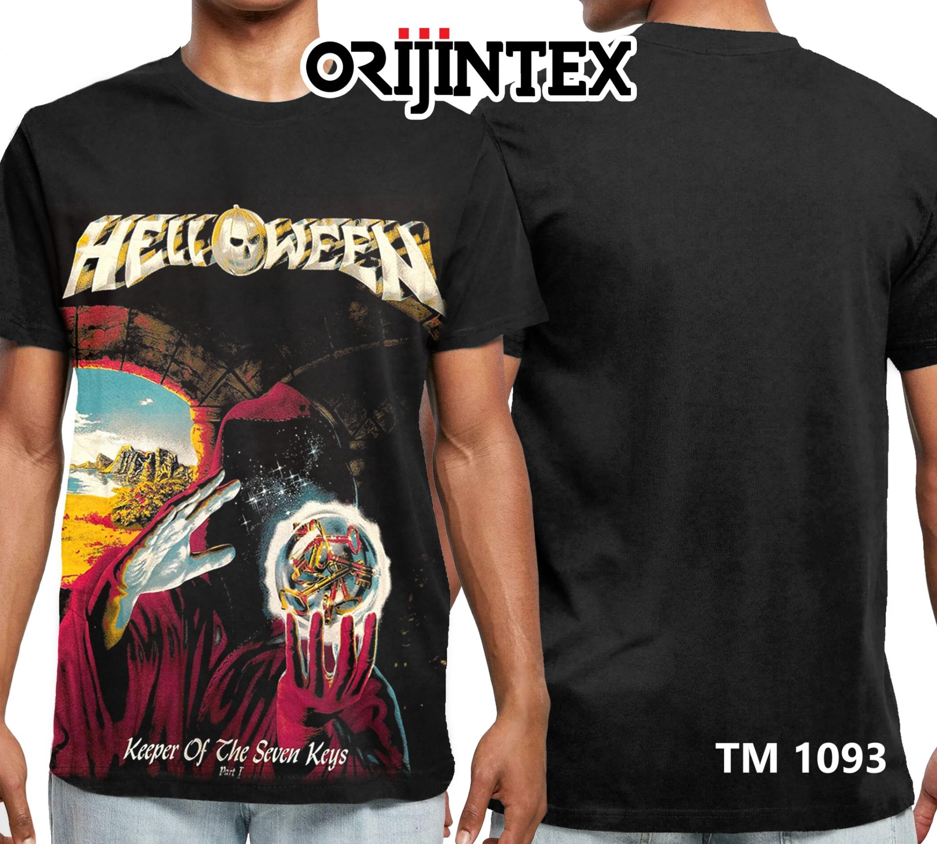 Helloween Siyah Erkek Tişört M