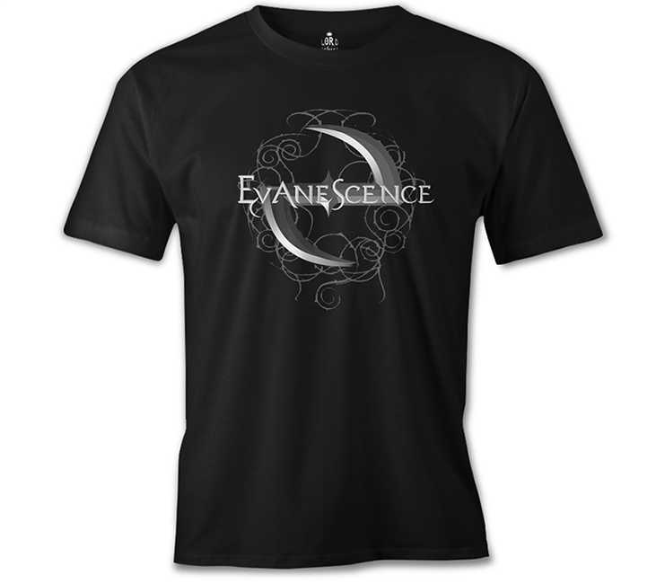 Evanescence - Logo Siyah Erkek Tişört XL