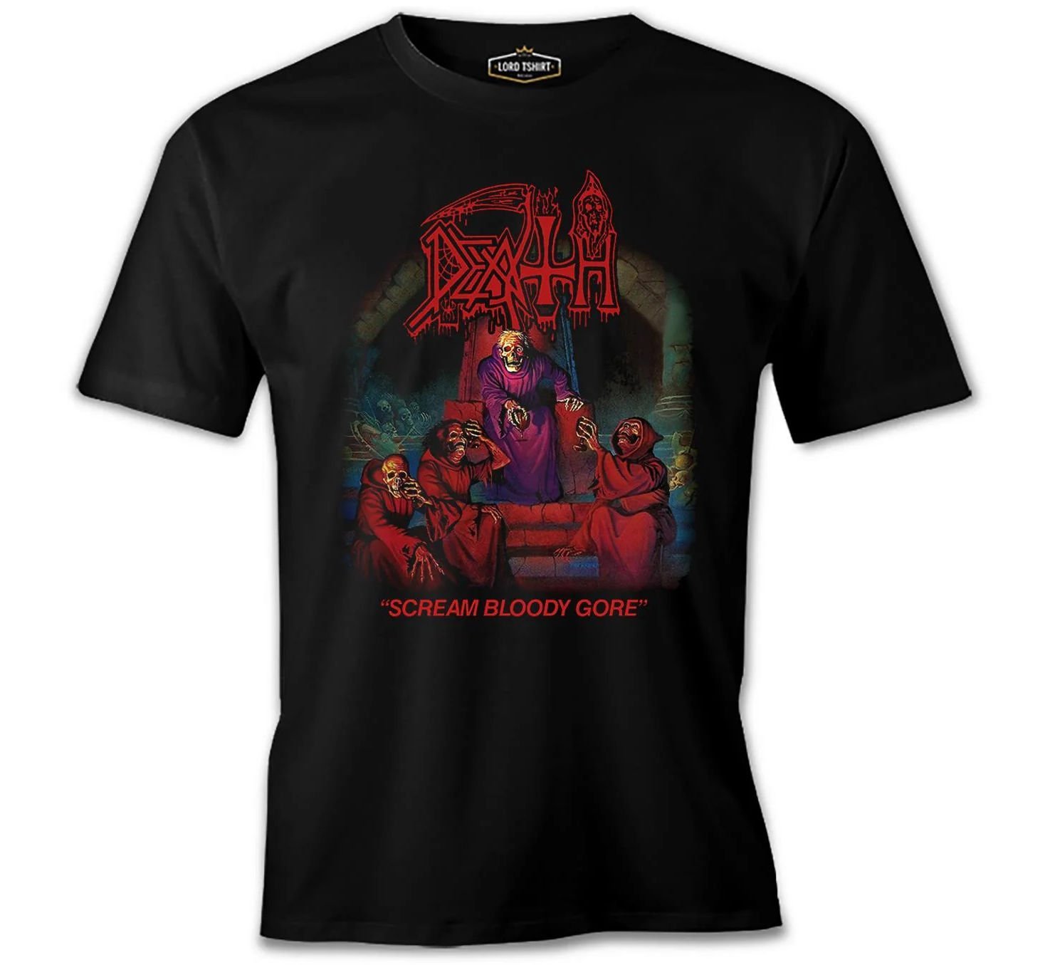 The Death - Scream Siyah Erkek Tişört XXL