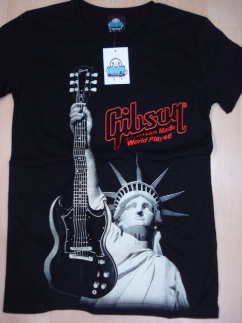 T-shirt Homme Gibson Les Paul - Coton 100%, Manches Courtes - Personnalisable, Tailles S à 5XL