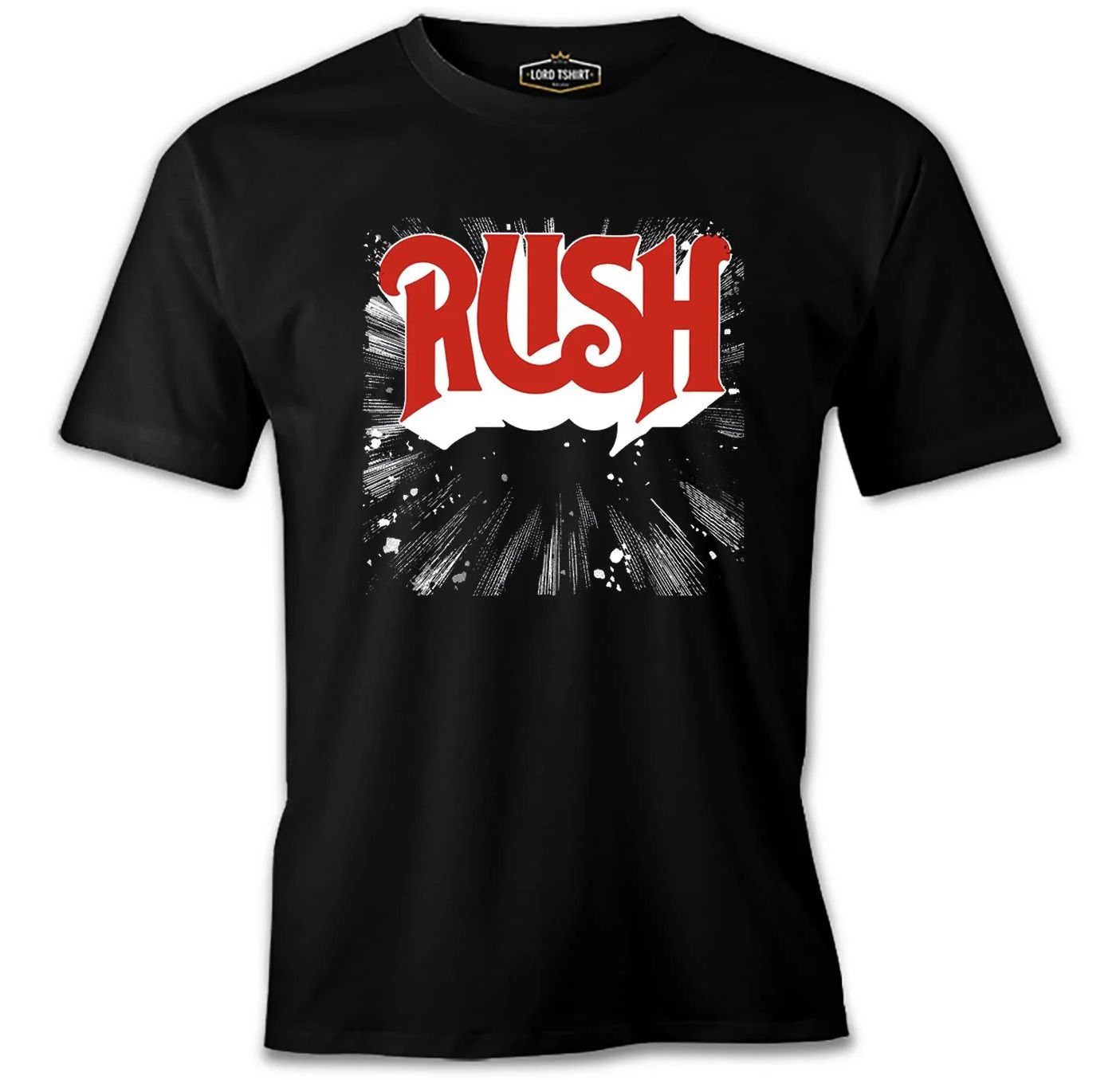 Rush - Logo Siyah Erkek Tişört XXL