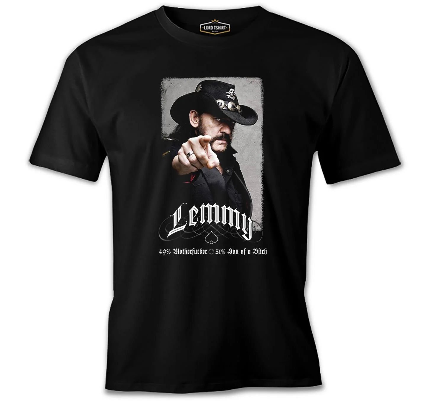 Motörhead Lemmy - Soab Siyah Erkek Tişört 3XL