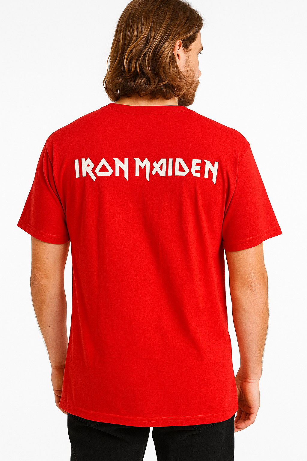 Iron Maiden Kırmızı Erkek Tişört - Stratego XXL