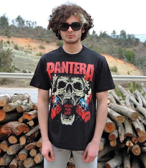 Pantera Siyah Erkek Tişört XL