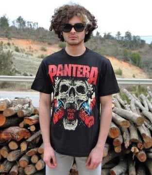 Pantera Siyah Erkek Tişört