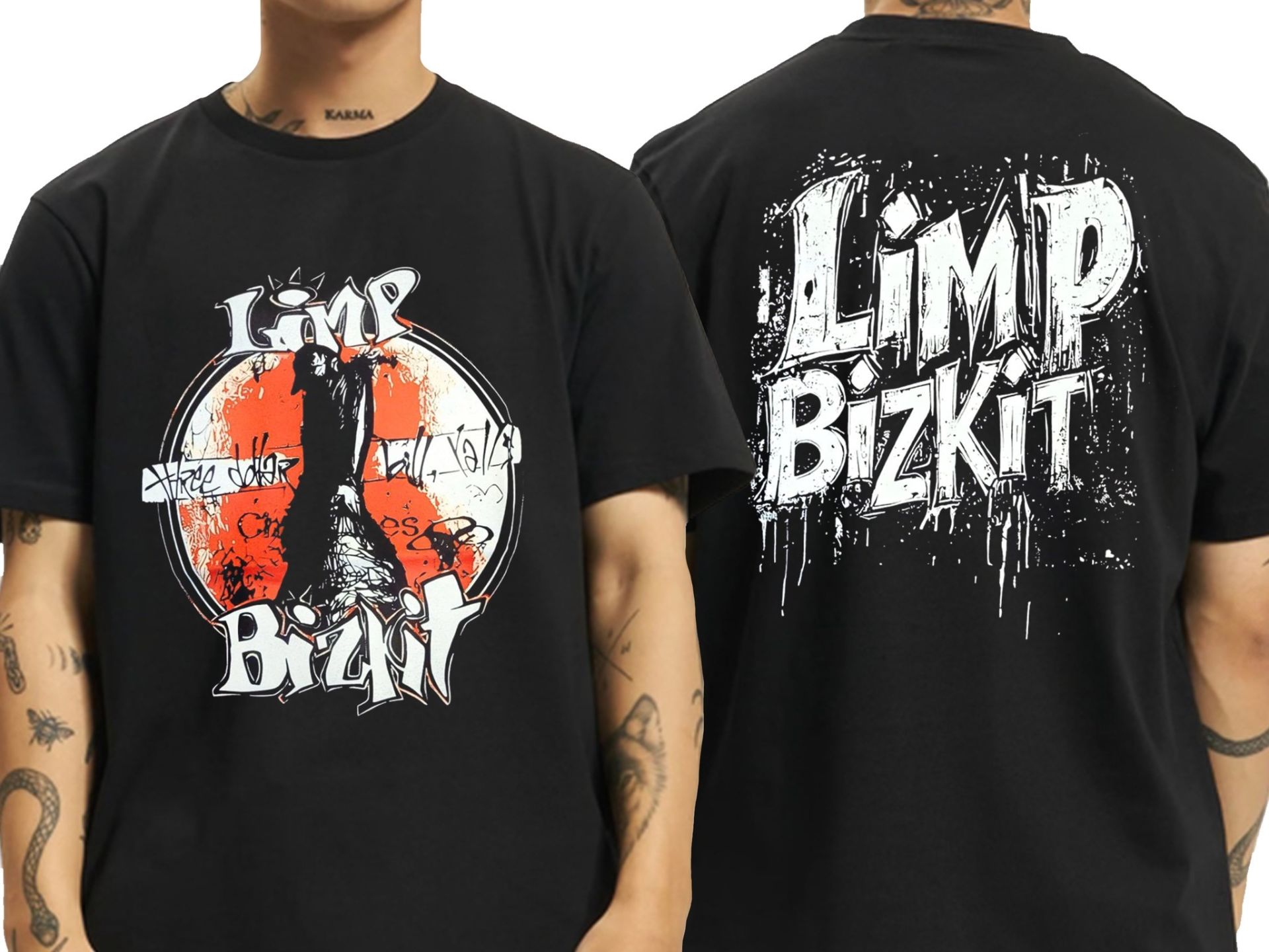Limp Bizkit Siyah Erkek Tişört S
