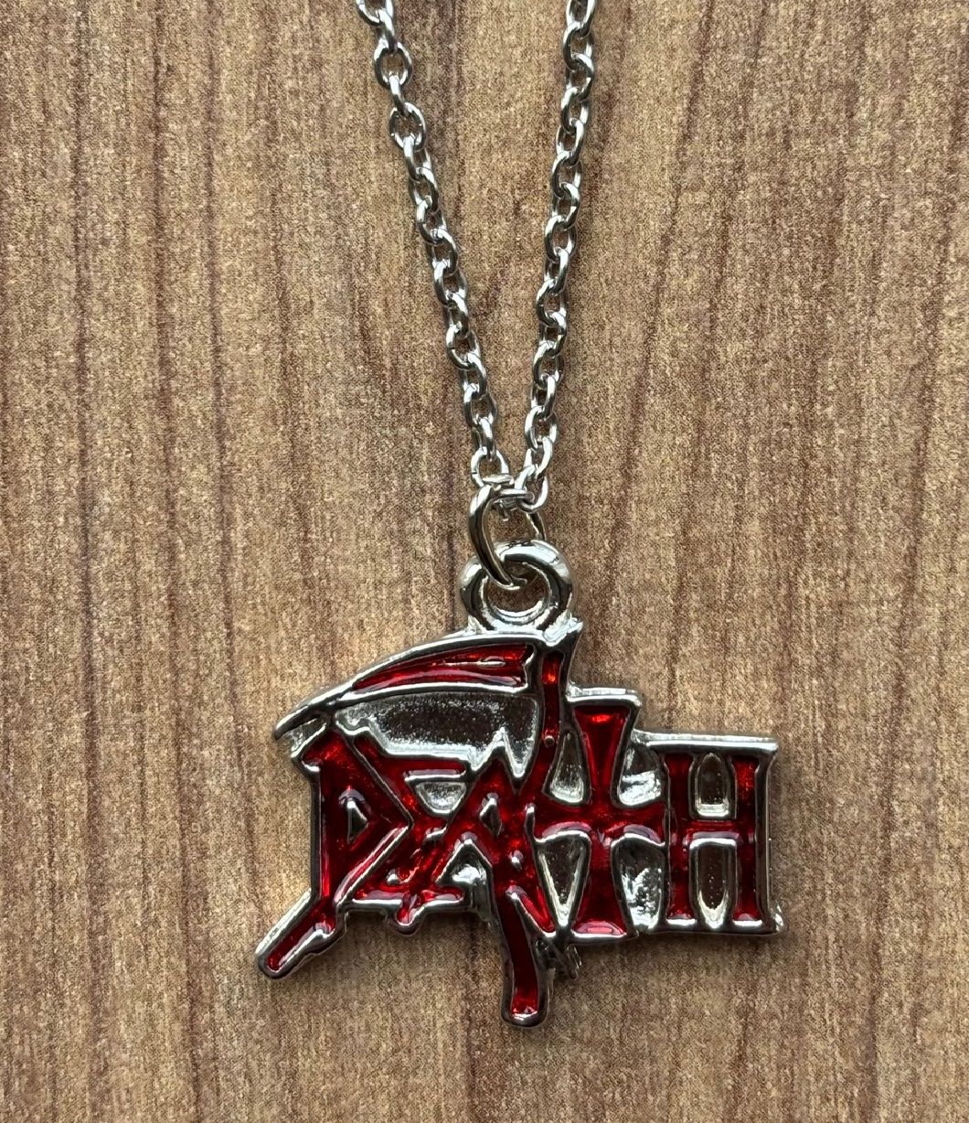 Death Zincirli Kolye - Kırmızı