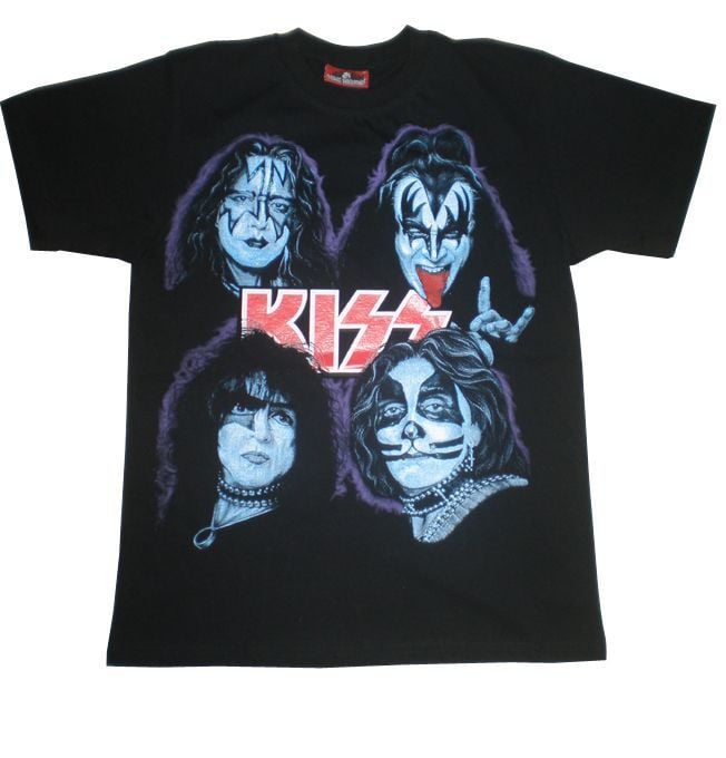 Kiss Siyah Erkek Tişört S