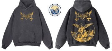 Mayhem Yıkamalı Over Size Kapşonlu