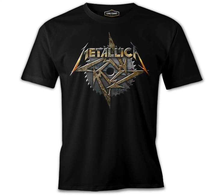 Metallica - Saw Blade Siyah Erkek Tişört L
