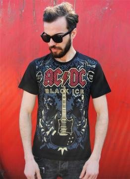 AC/DC Tişört-Black Ice M