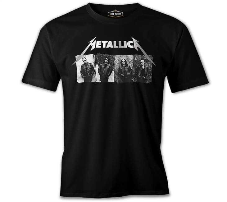 Metallica - Grup Elemanları Wall Siyah Erkek Tişört L