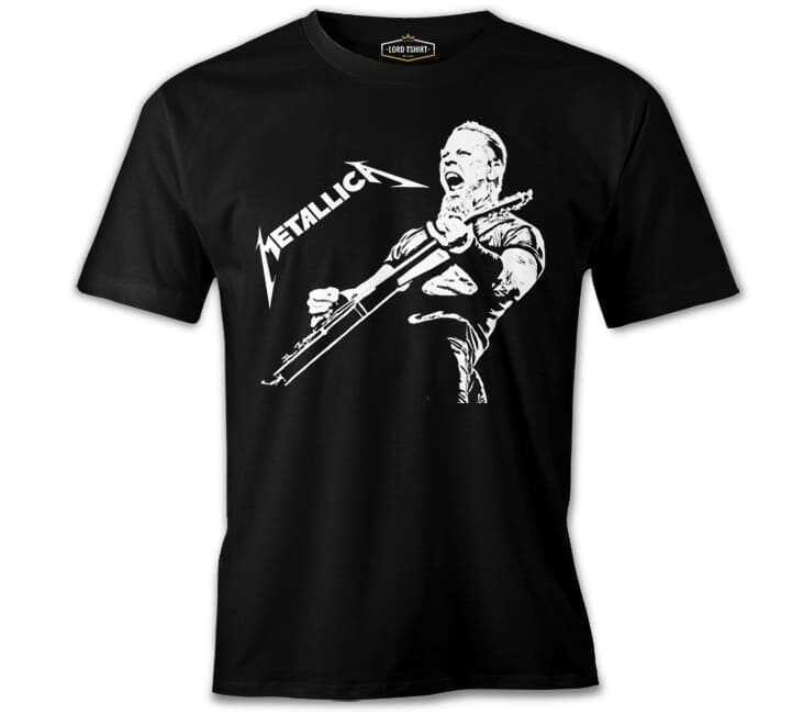 Metallica - James Band Siyah Erkek Tişört L