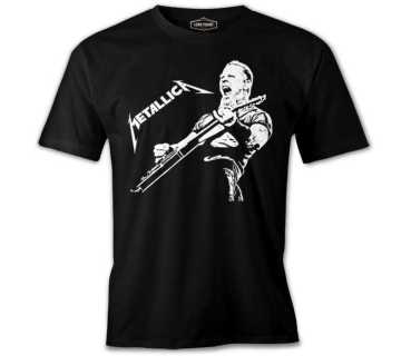 Metallica - James Band Siyah Erkek Tişört