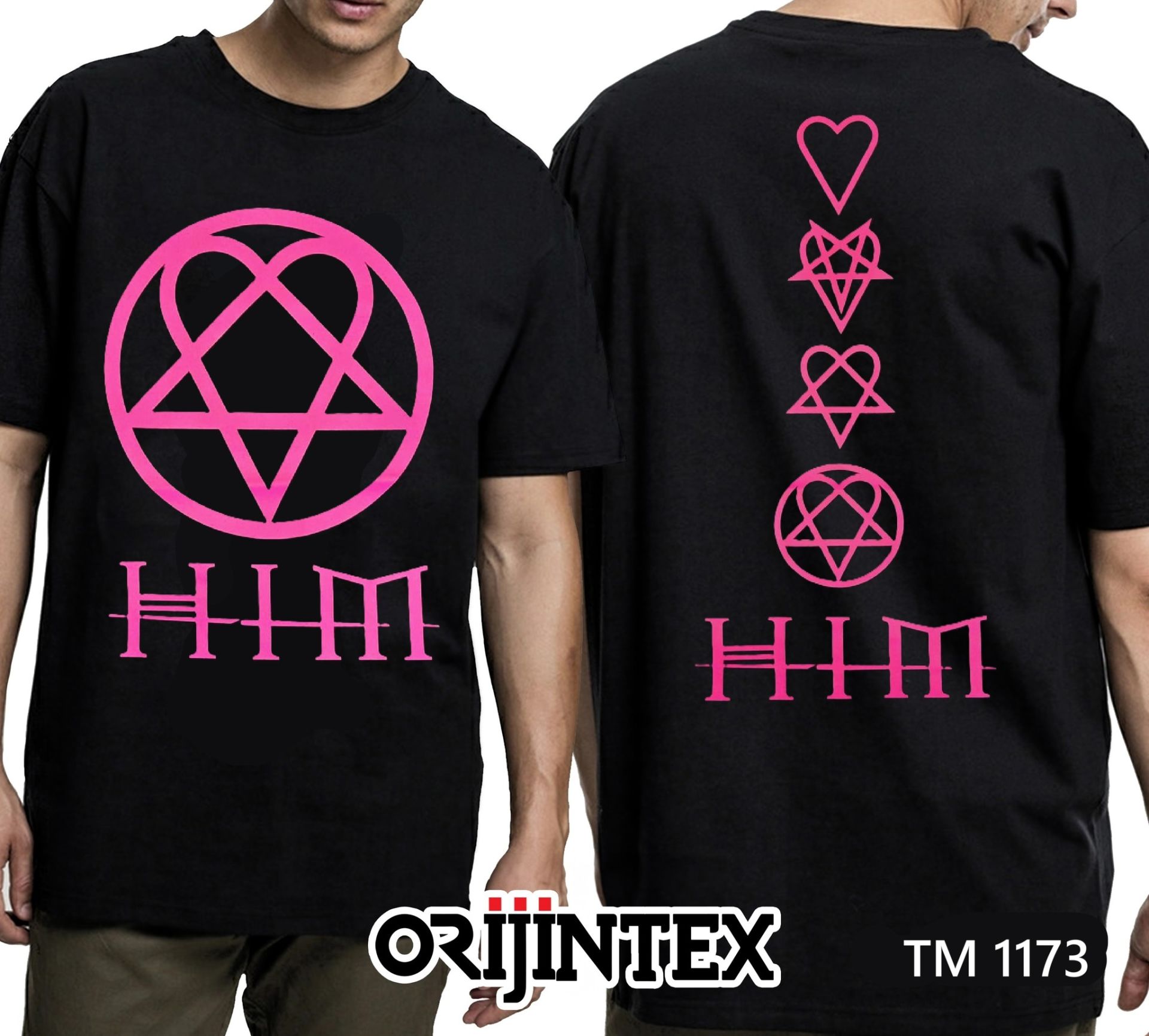 Him Siyah Erkek Tişört S