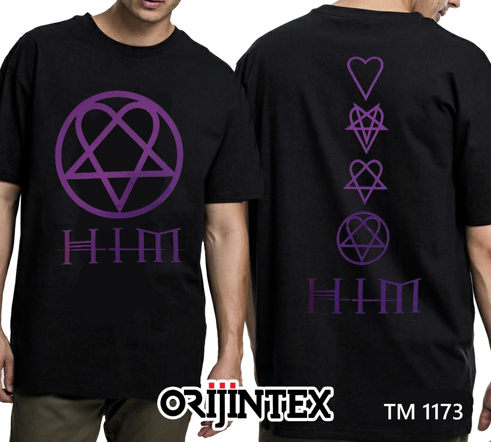 Him Siyah Erkek Tişört S