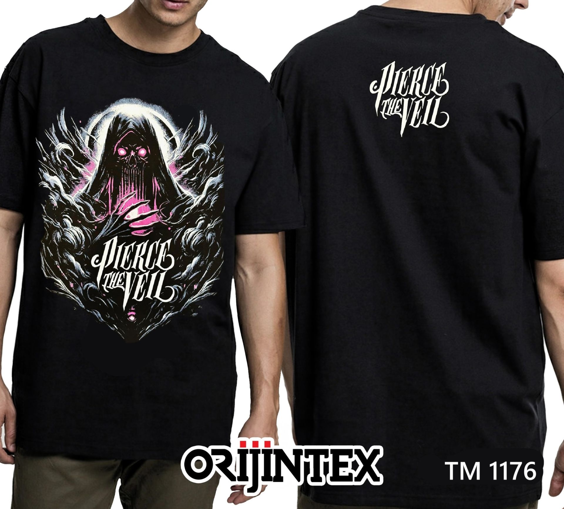 Pierce the Veil Siyah Erkek Tişört XL